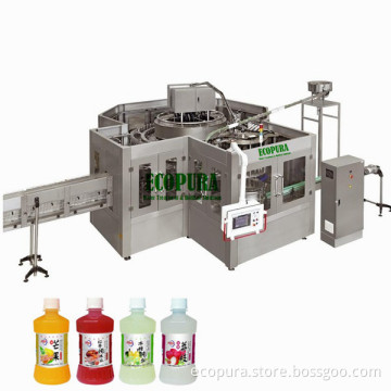3-in-1 Rinsing Filling Capping Machine for Juice Packaging Line
